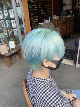 ベル(BELL) わたあめみたいなアイスミントカラー【BELL用賀/桜新町】