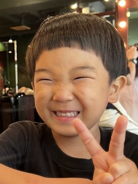 プレゼンスセタガヤ(PRESENCE SETAGAYA) KIDS CUT眉上マッシュショート