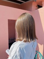 アミー(Hair make amiy) 肩ラインボブ 艶ボブ 外ハネボブ