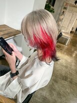 ザ オーダー(THE ORDER)&nbsp;エンドカラー/ブラック/インナーカラーレッド/ホワイトシルバー