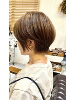 チリンバイロストシティー(Chillin by LOSTCITY)&nbsp;ショートボブ髪質改善スクールカット白髪ぼかしハイライト