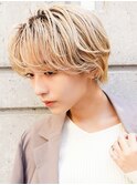 【La fith】ブロンドベージュ×ハンサムショート