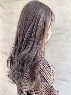 アッシュタカサキ(ash takasaki) ブリーチ/ピンクカラー/ラベンダーべージュ/ピンクベージュ