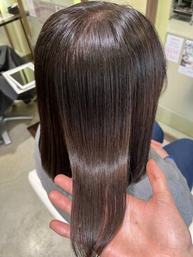 ブランシェ 高蔵寺店(BRANCHE) ◆艶感カラー×髪質改善ストレートパーマ◆【北川】