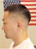 フェードカット　バズカット