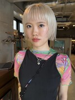 ソイリウム 下北沢(soi rium)&nbsp;レイヤーボブ_ミルクティーベージュ_ホワイトベージュ_
