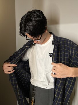 テテ ニコ(tete nico) 【ニラサキユウマ】メンズカット/センターパート