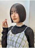 簡単にまとまるボブ☆美髪ボブ/美髪縮毛矯正[北千住]