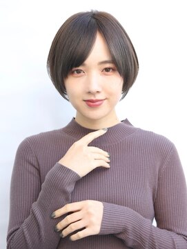 フラット 中山店(flat) スタンダードな丸みボブショート[中山駅]