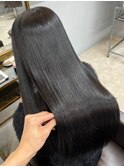 黒髪ボブルフネビージュ小顔ワンレン