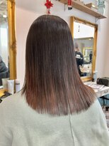 ロンドアベニール 北千住(Lond avenir)&nbsp;ブリーチ縮毛矯正！髪質改善☆美髪ボブ/美髪縮毛矯正[北千住]