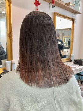 ロンドアベニール 北千住(Lond avenir) ブリーチ縮毛矯正！髪質改善☆美髪ボブ/美髪縮毛矯正[北千住]