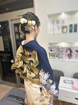 ヘアー＆フェイス ヤマ　ｈａｉｒ＆ｆａｃｅ　Ｙａｍａ 成人式ヘア＆お着付け