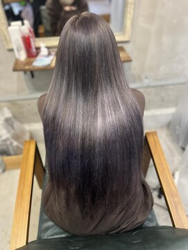 ルフレ 新宿本店1st(Reflet) ◎プルエクステ付けたままカラー