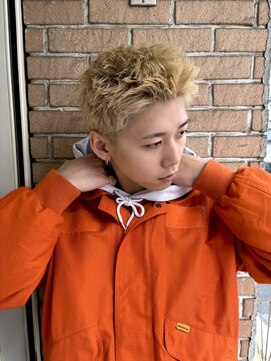 サロンドミルク 溝の口店(salon de MiLK) ハイトーンスパイキー