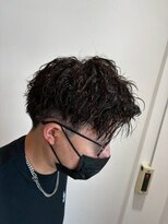 ヘアーワークス ボナ(HAIR WORKS bona.)&nbsp;おしゃれマッシュ×スパイラルパーマ/メンズパーマ/カット