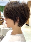 20代30代40代50代大人ナチュラルレイヤーショートボブ