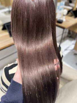 ヘアリゾート粋 リマ 銀座店(lima) ラベンダーショコラ/ストレート【田口春奈】