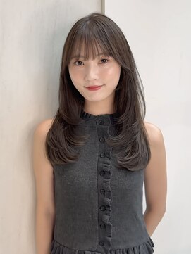 ウェイズトウキョウ 新宿店(Ways TOKYO) レイヤーカット/オリーブグレージュ/前髪/顔周り/顔周りカット