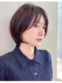 ショートボブショートヘア長めショート丸みショート30代40代