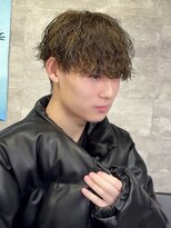 アノ(Ano.) 大分シャドウパーマメンズマッシュ波巻きパーマツイストパーマ