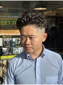 MEN’S HAIR/サーフカール/刈り上げセンターパート/船橋