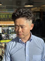 スウェル 船橋店(Swell) MEN’S HAIR/サーフカール/刈り上げセンターパート/船橋