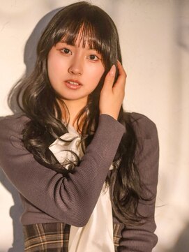 ベレッタ ネヤガワ(veretta. neyagawa) 韓国/前髪2wayバングシースルー/ゆる巻ロング/くびれヘア/顔周り