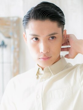 モッズヘア メン 仙台愛子駅前店(mod's hair men) 大人リクルート就活爽やか七三分けフェードカットb仙台愛子