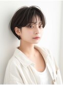 大人ショート　白髪ぼかし　脱白髪染め　ハイライト40代50代60代
