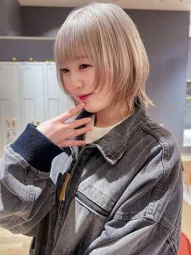 バランス ヘアーアンドアイラッシュ 野田店(balance.) ボブウルフ