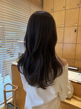オーガニックエコ 川越(organic+eco) 20代30代春夏レイヤーカット/イルミナカラーダークブラウン