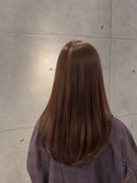 エイム ヘア リアム 調布店(eim hair liam)&nbsp;ショコラベージュ/ココアブラウン/透明感ストレート 天使の輪