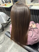 アローズ 荒尾店(arose)&nbsp;学生に人気のナチュラル縮毛矯正ロング