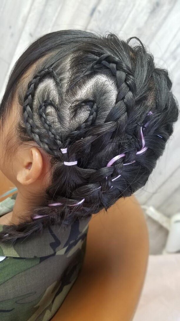 ハートあみこみ (熊本 下通り 銀座通り ヘアセット専門店