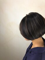クレアール 恵比寿店(CREAR)&nbsp;【CREAR 恵比寿/代官山】黒髪ボブ×ハイライト