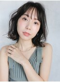 外ハネグレージュボブ_ウェーブパーマフォギーベージュ_7249