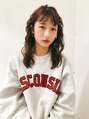 オブヘアー 宮崎台店(Of HAIR)&nbsp;波巻きヘアスタイル