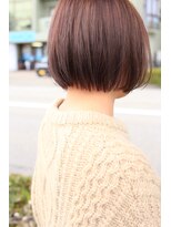 ヘアーサロン ビー(hair salon b.)&nbsp;ボブ◆ピンクラベンダー◆ワンブリーチ◆ワンレングス