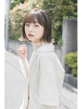 ガーデン タチカワ(garden tachikawa) 【garden tachikawa】大人ハンサムボブ×ブルーグレージュ