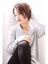 エフ プラス(F+plus)&nbsp;束感ショート/ 暖色系カラー/ヘルシースタイル/30代40代50代