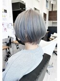 シルバー × ブルー