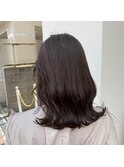 ミディアム/切りっぱなし/くびれ巻き/10代20代30代40代