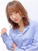 のばしかけヘアに◎軽やかミディ[大人可愛い 20代 30代 40代]