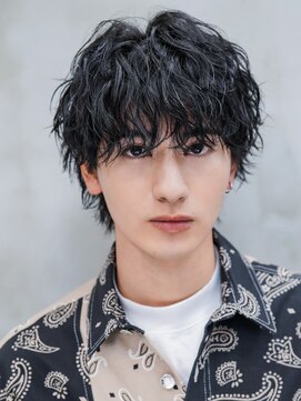 メンズヘアセンス 渋谷(MEN'S HAIR SENSE) マッシュウルフツイストスパイラルパーマ