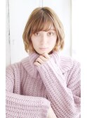 ふんわりトップのゆるくびれボブ