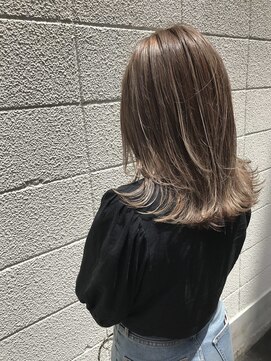 キャパサウス 春日 大野城店(CAPA south) ハイライト グラデーションカラー ミルクティーベージュ