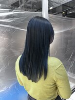 アソビ 表参道(ASOBI) ダブルカラー ブリーチなし ブルーブラック