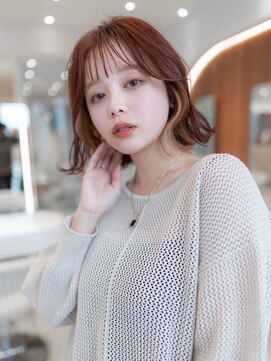 ケアリー 成増(Carelly) ☆大人かわいい前髪セシルカットココアブラウンネオウルフ