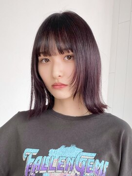 アイティーバイアルバム 藤沢店(IT by ALBUM) レイヤーミディ_マチルダボブピンクベージュ_ba464131